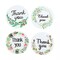500 Self Adhesive 1.5" Round Floral Thank You STICKERS Labels DIY Crafts Favors